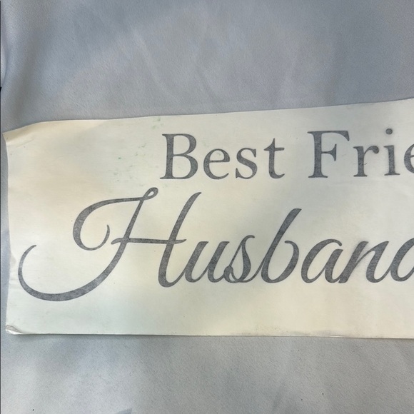 Husband & Wife Best Friends for Life, Wall Decor, Vinyl Decal Sticker, 24x6, New - Picture 6 of 7